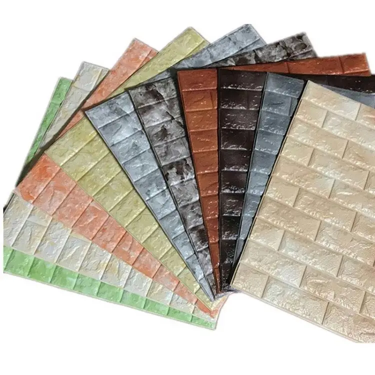 home decoration brick wallpaper self-adhesive 3d xpe foam wall panel