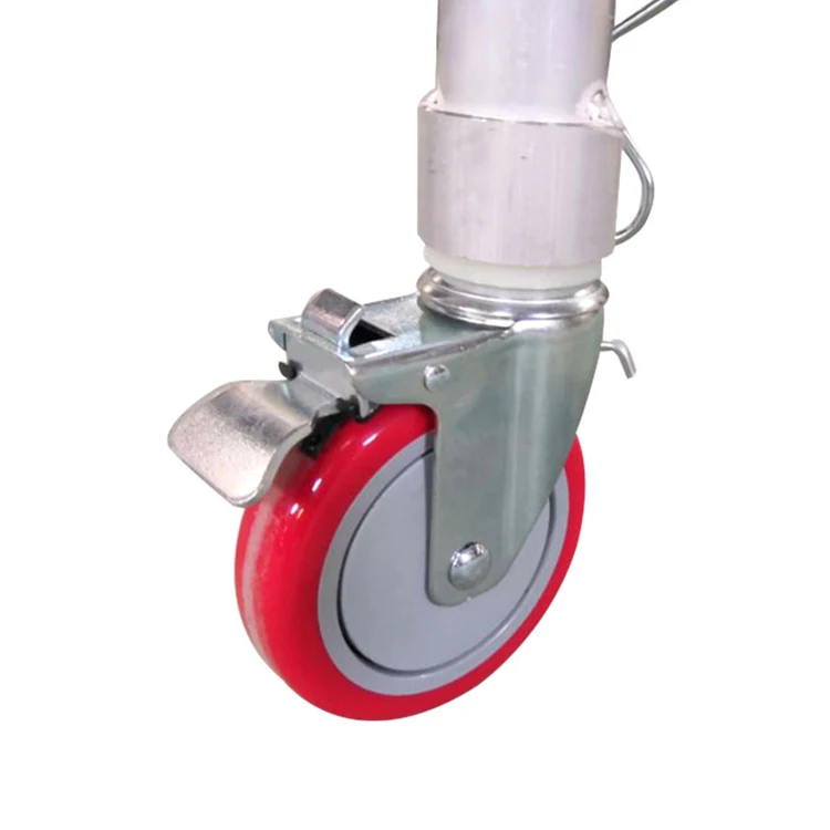 High Quality 6 And 8 Scaffolding Casters And Scaffold Wheels Mobile Scaffold Caster Wheels