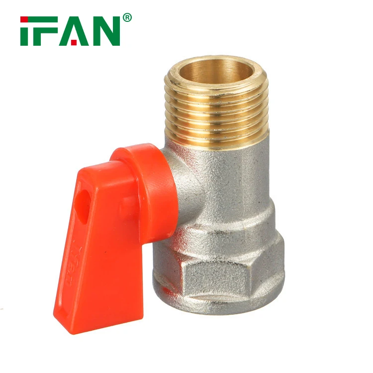 IFAN High Quality Brass Body Ball Valve Mini Size Brass Water Valve Male Brass Ball Valve