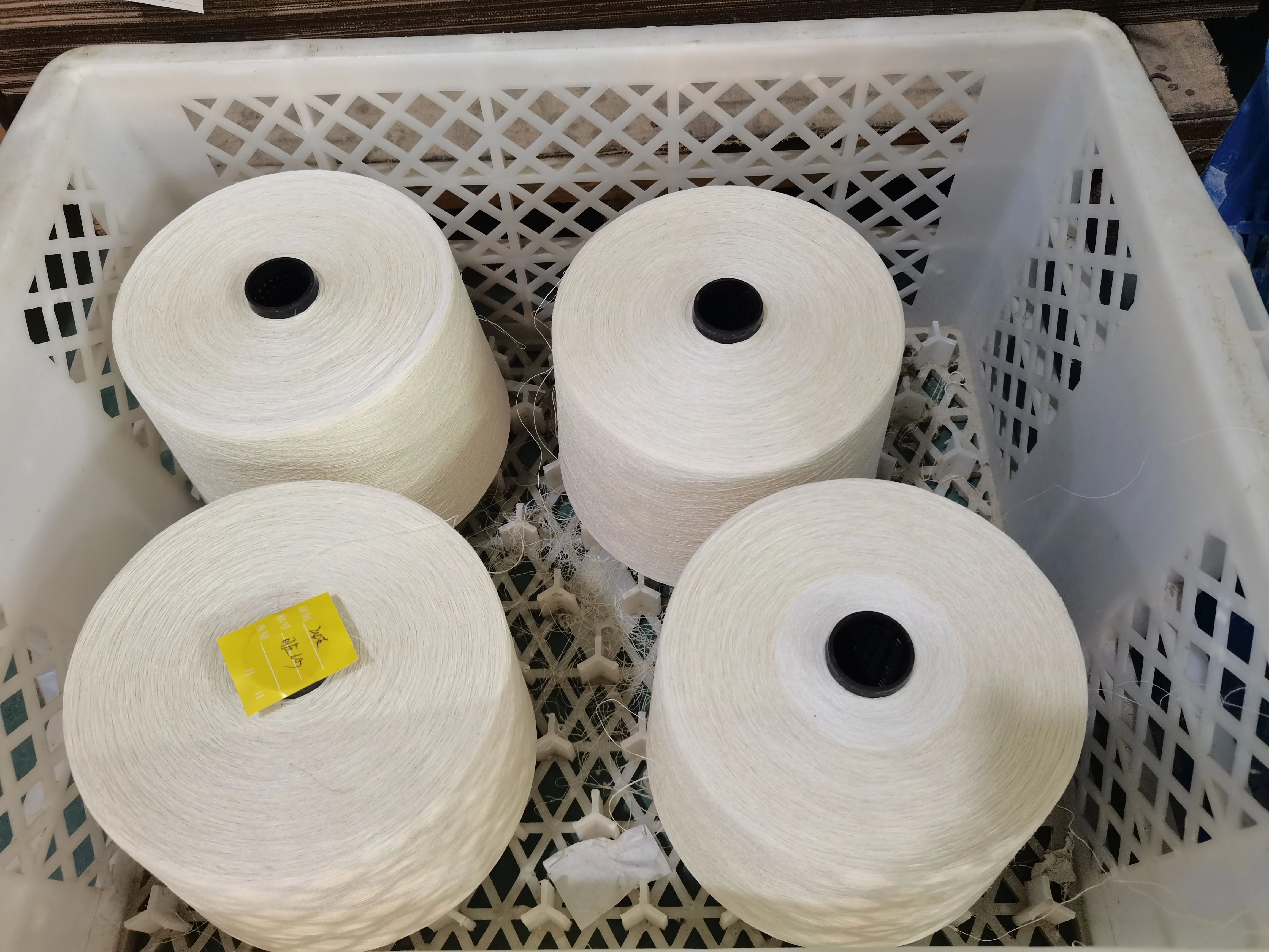 18N flax yarn 100% natural flax recycled flax yarn