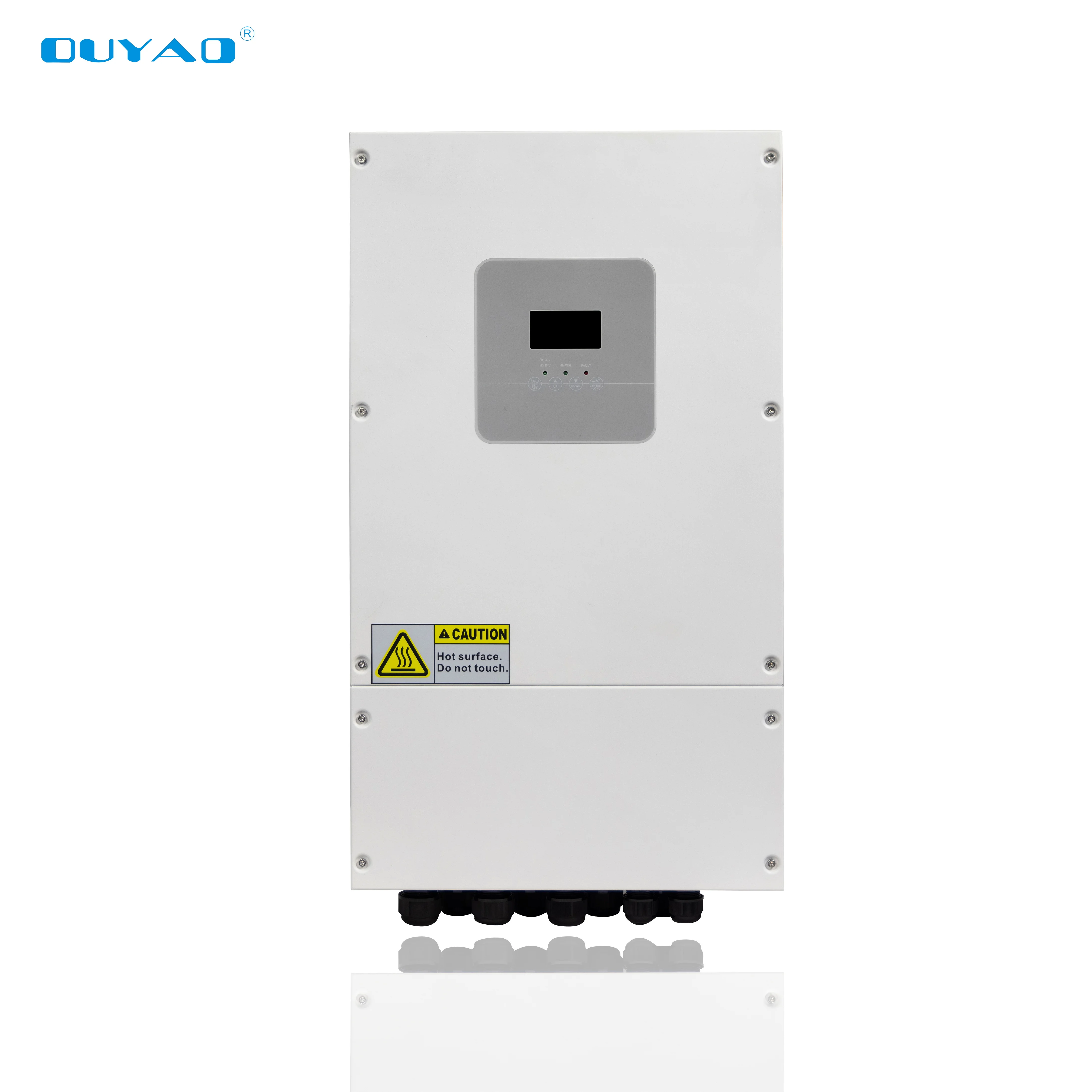 Однофазный солнечный PV энергетическая система, чистый синусоидальный гибридный солнечный инвертор DC AC Off Grid 12V 24V 48V OEM Battery City Charge Mode