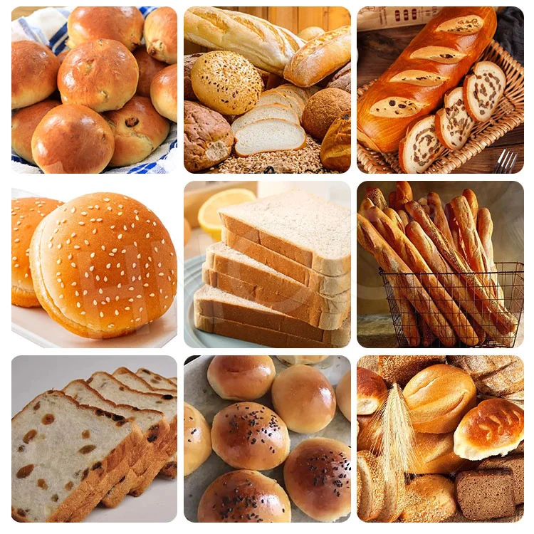 HNOC Industry Bakery Baking Equipment Set Professional Full Automatic Small Square Bread Baking Machine Price