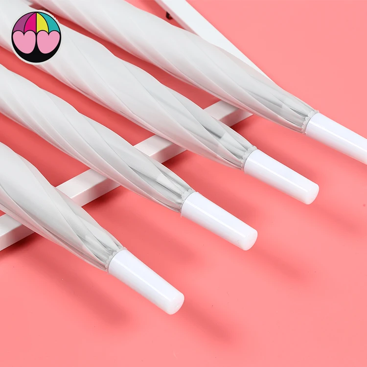 Wholesale Automatic Straight  21inches 8ribs EVA Umbrella With Logo Print