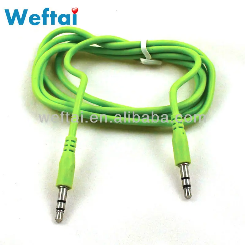 3.5mm Aux Gold Audio Cable Male To Male