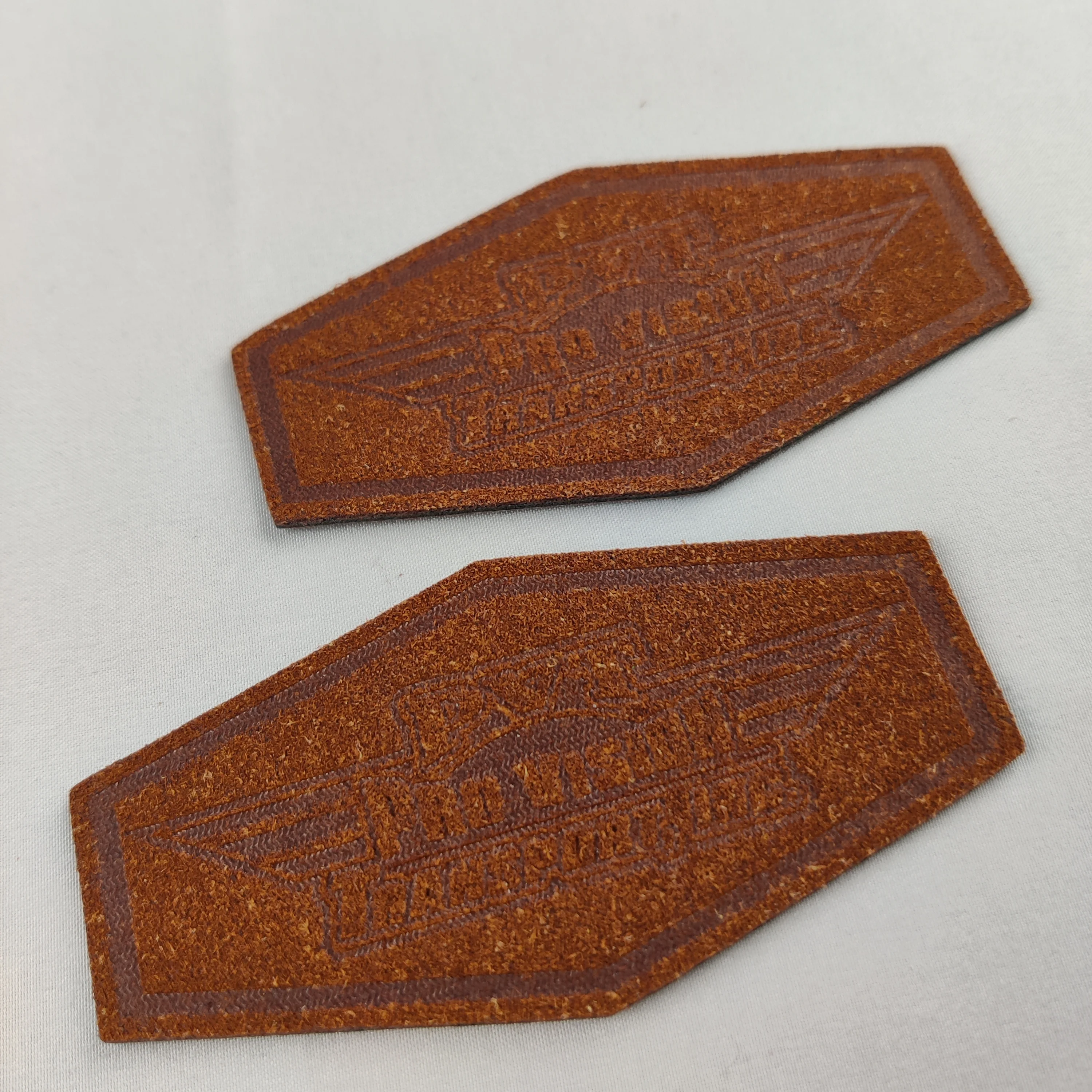 Personal Logo Custom Size Various Garment Hat Leather Labels, Customize Leather Color Shoes Clothes Leather Patch For hat