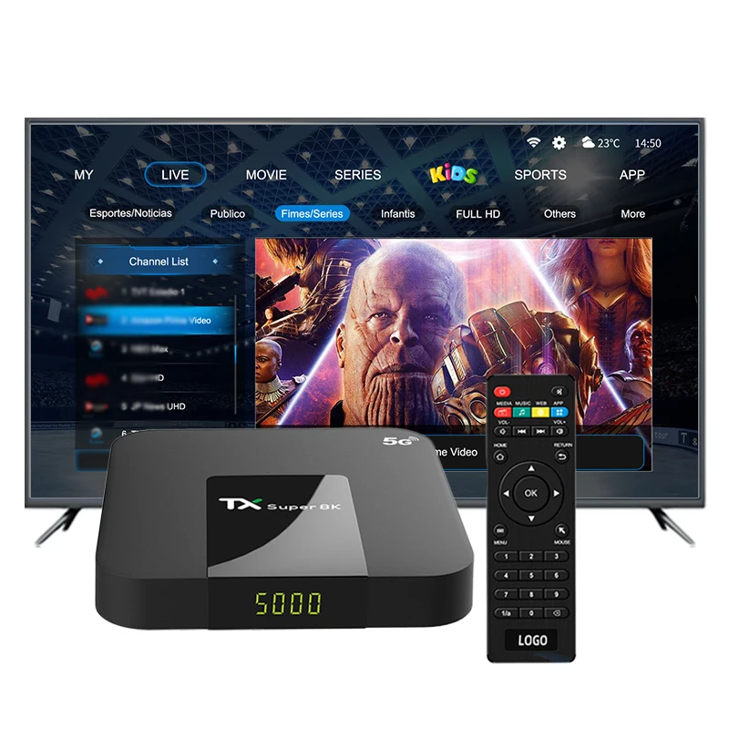 ТВ-приставка CLYTTE TX Super Digital Smart Android 9 с гигабитным Ethernet Wifi 16 Гб