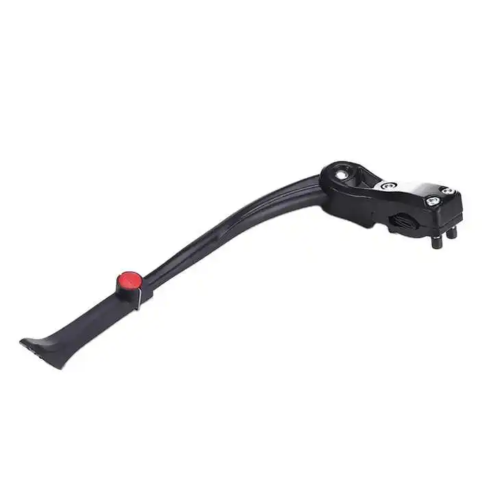 Adjustable Size Black Steel & Aluminum Alloy MTB Bike Stand Side Kickstand Bicycle Accessories Mountain Bikes