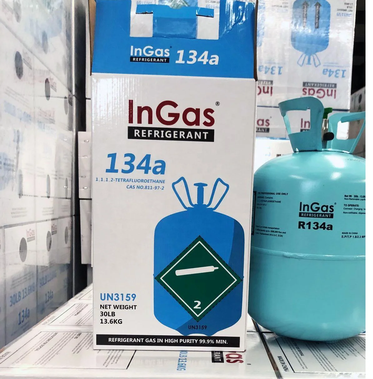 Green product High purity mixed refrigerant gas R407C