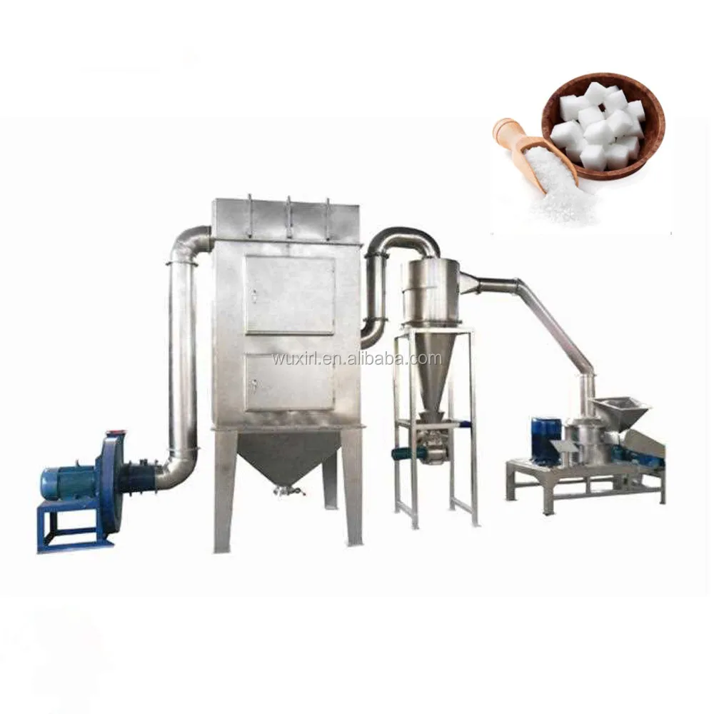 CE industrial 300 mesh fine powder hammer pulverizer machine micronizer mill for dry spice red chili pepper salt sugar turmeric
