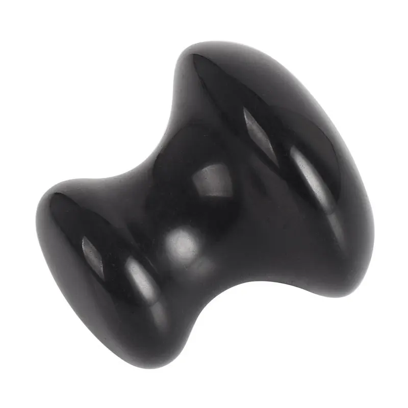 Hot Sale Black Obsidian Mushroom Facial Massager