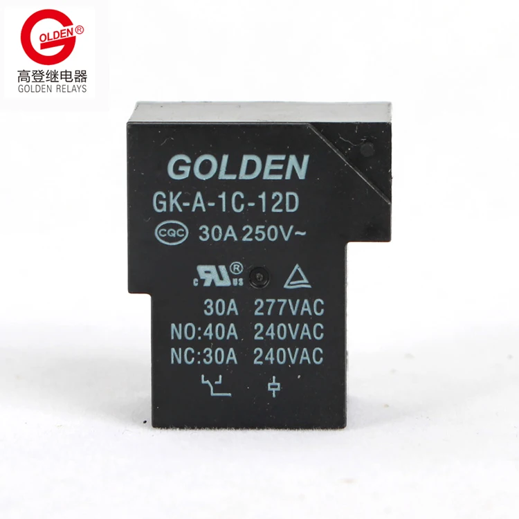 Золотой реле GK-A-1C-12D T Форма креста T90 для контрольная панель PCB с SPDT формы 12VDC