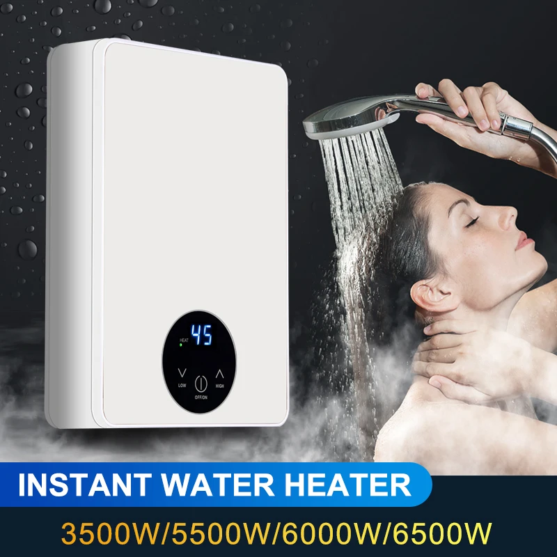 Reasonable induction competitive price electric water heater portable shower