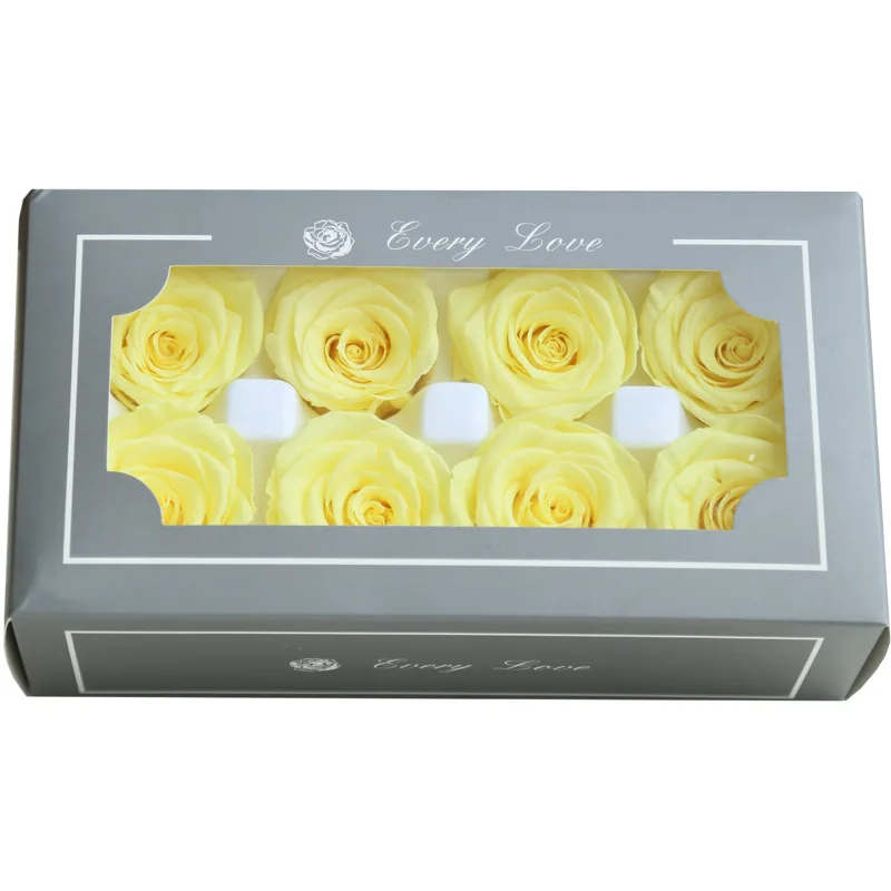 
beautiful preserved rose flower A grade stabilized rose preserved long lasting eternal roses 4-5cm 