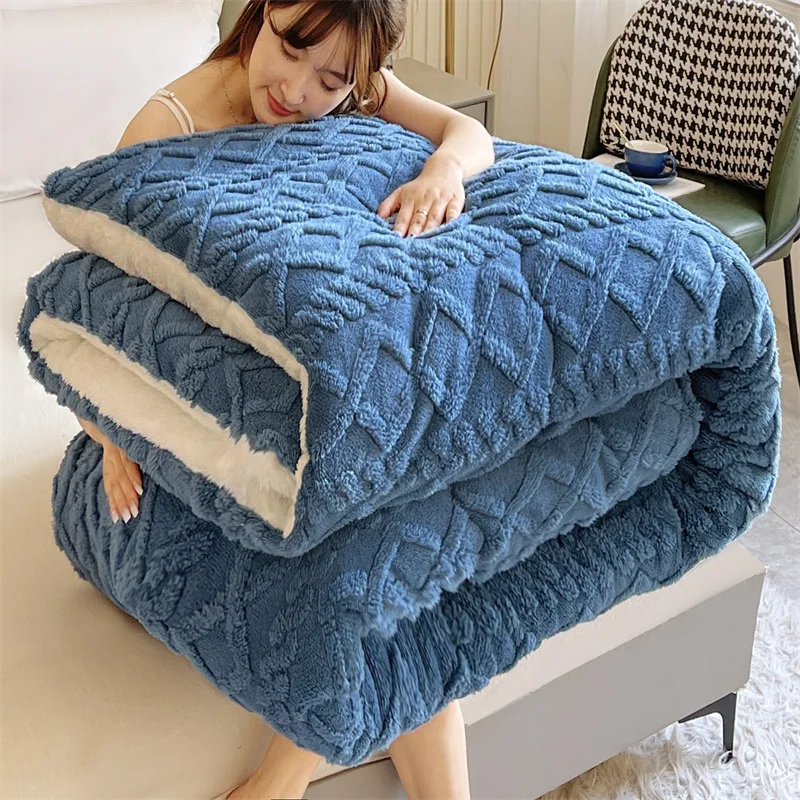 taff velvet sherpa winter quilt