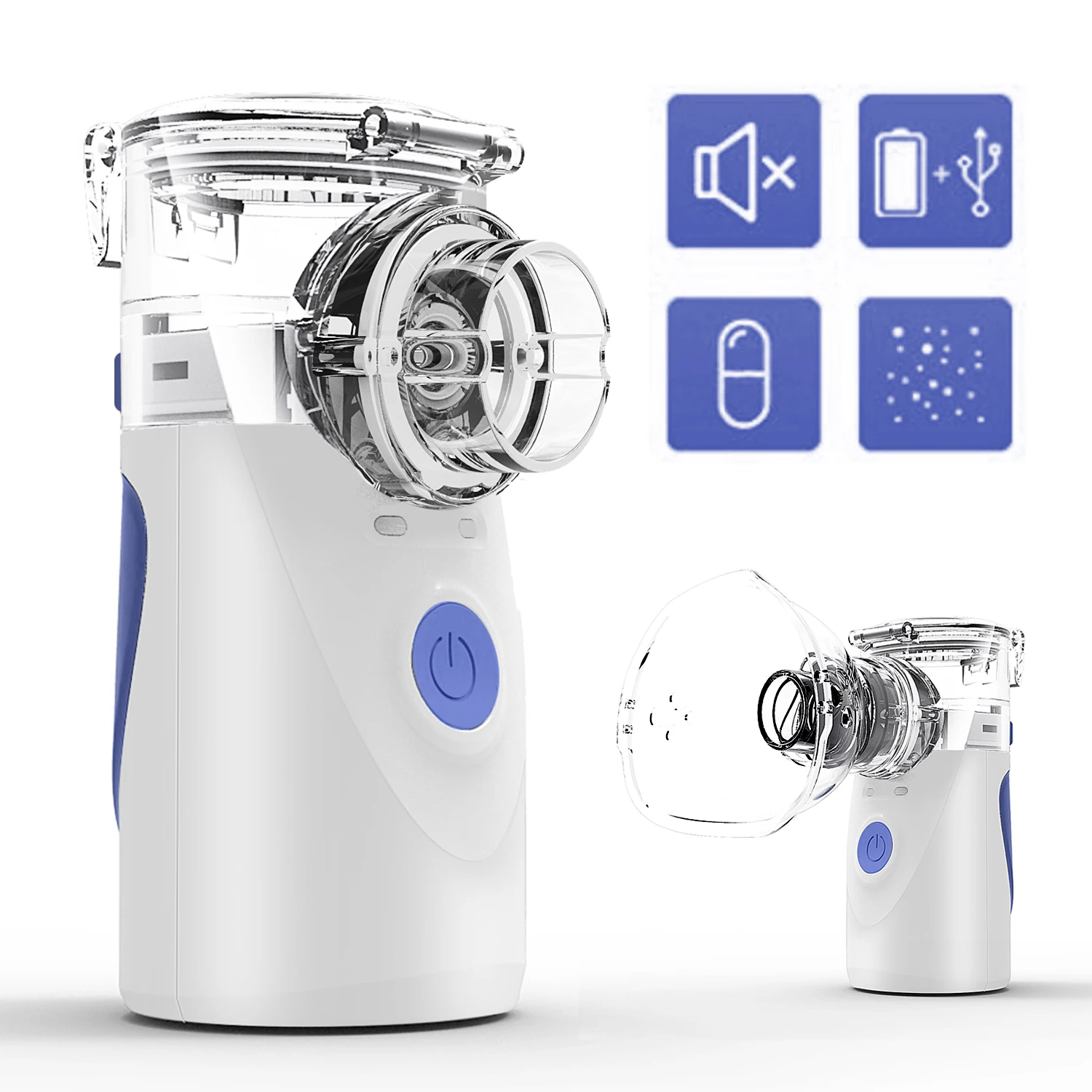 Medical portable inhaler machine vibrating mesh nebulizer