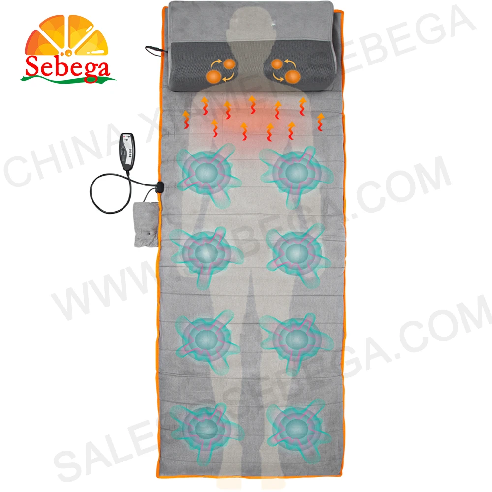 
Whole Body Heating Wire Heating Shiatsu Smart Massage Bed With Mattress 
