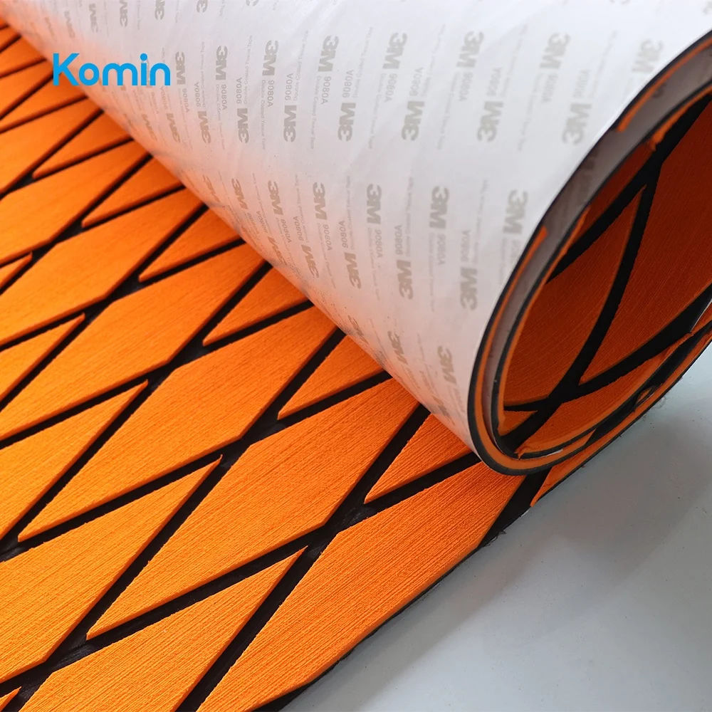 Komin Hot Sale Non Slip Sea Deck Marine Floor Mats EVA Foam Boat Flooring