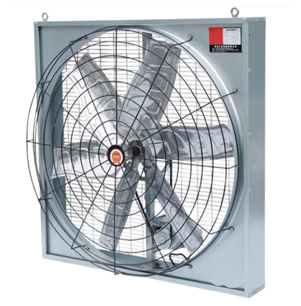 Dairy farm equipment double mesh cattle cooling fans/ceiling mount ventilation fans for cow / barn