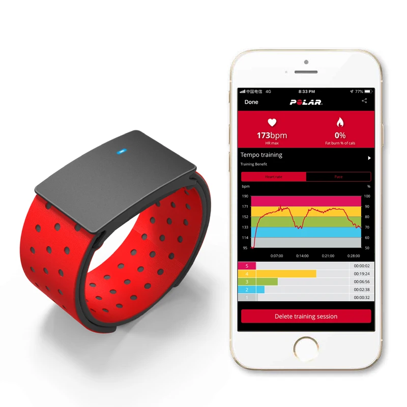 Chileaf Factory Slim design Dual Mode BLE ANT  Heart Rate Monitor Chest Strap Armband  Fitness For Sport App