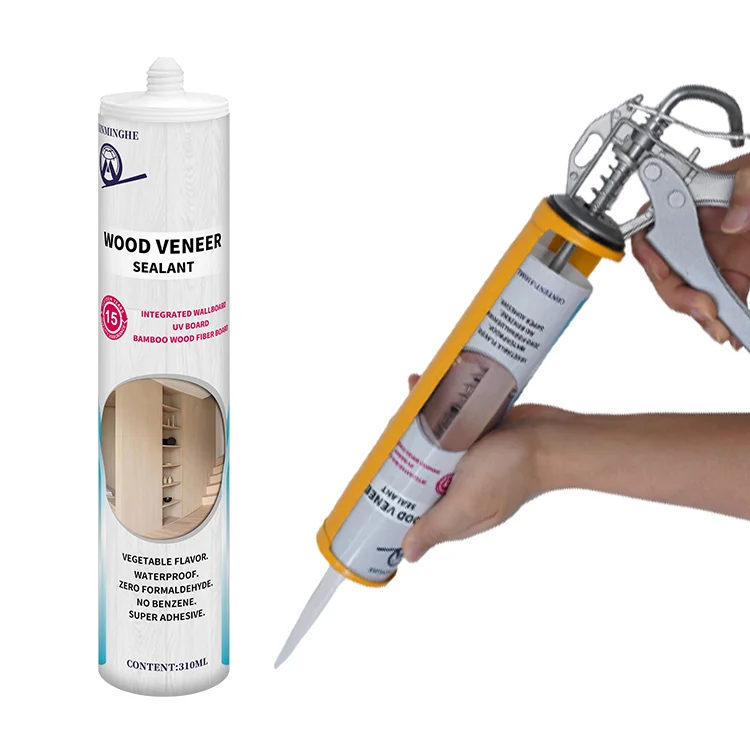 Water resistance stone wood material glass fixing glue one component neutral silicone sealant