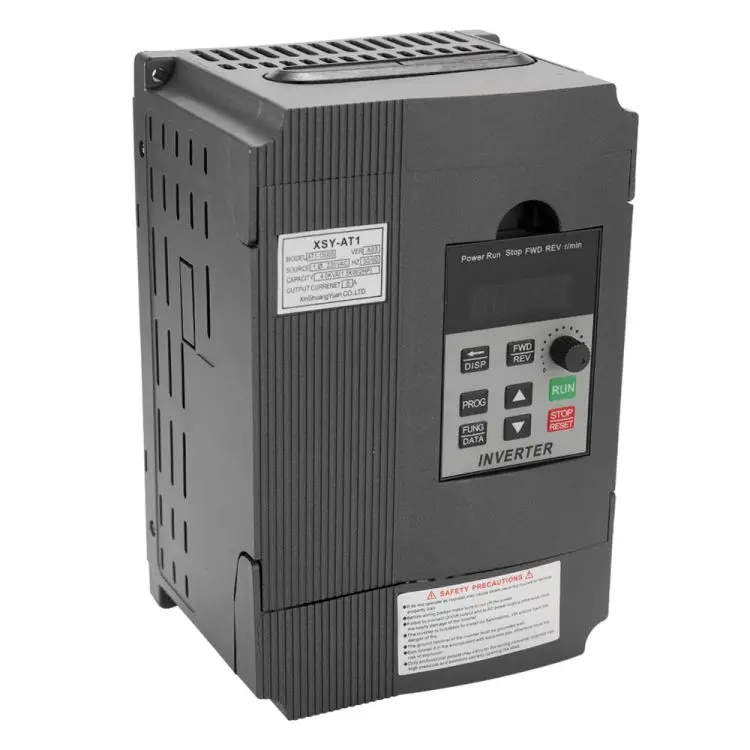 Универсальный регулятор частоты VFD 2.2KW 12A 220 V привод электродвигателя переменного тока однофазный трехфазный инверторный AT1-22
