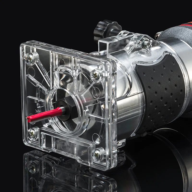 30000rpm Transparent Base Edge Guide Wood Laminate Electric Trimmer tool Woodworking Electric Trim Router