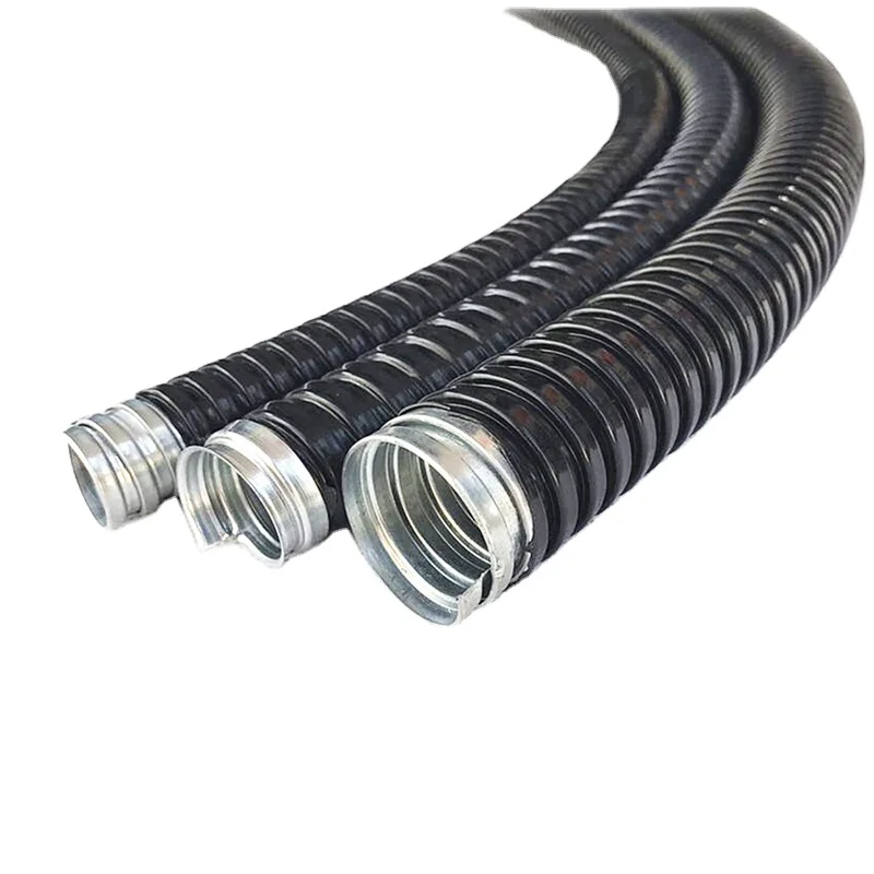 IP68 waterproof Electrical 15mm or 16mm liquid tight metal flexible conduit and couduit fittings