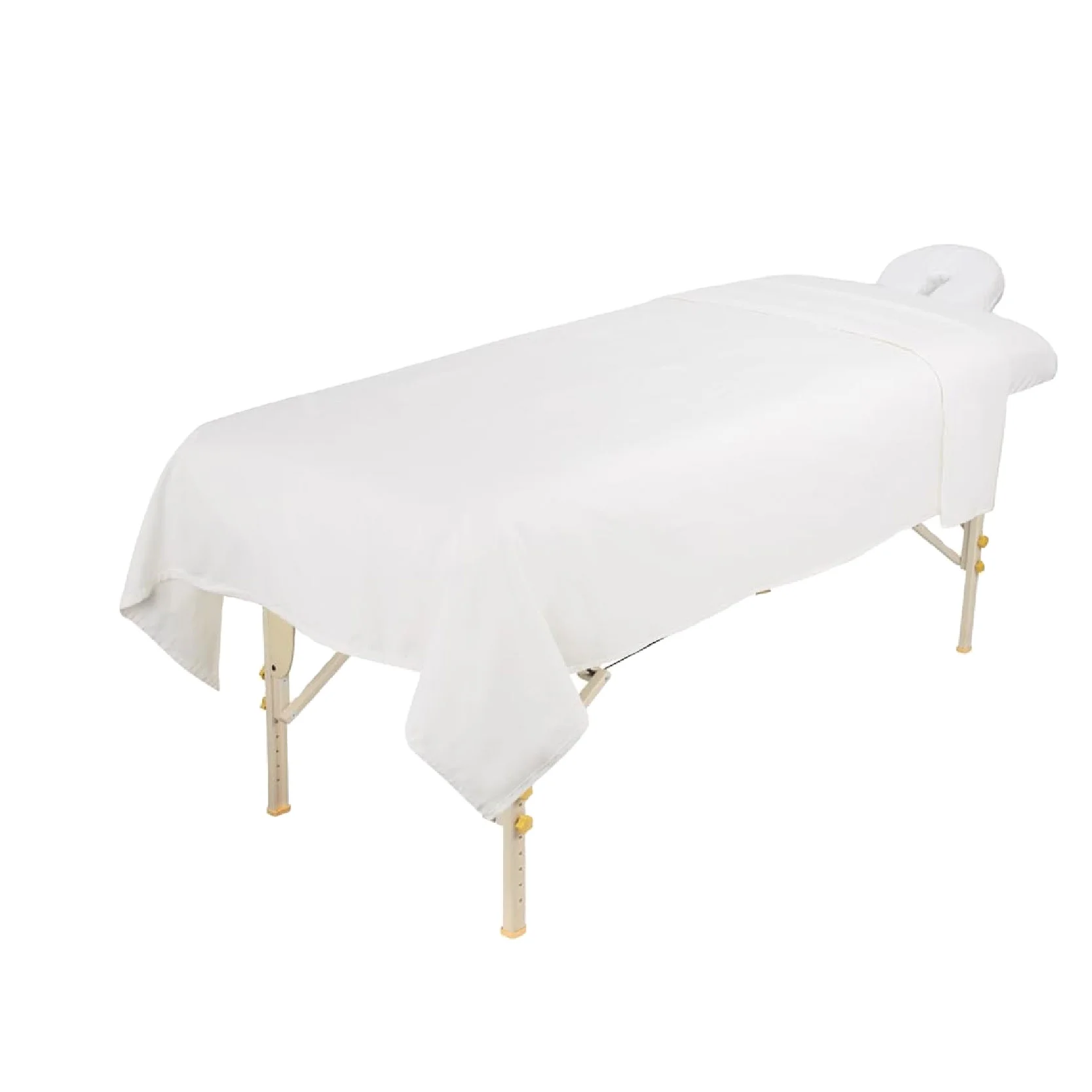 Bed sheet manufacturer Soft 100%  Cotton 3-Piece Flannel massage bed sheets spa fitted sheet