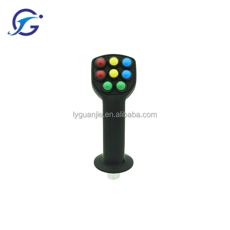 Industrial Handle With Grip Supplier  Hall Effect Joystick With a Variety of Grip Deadman Switch