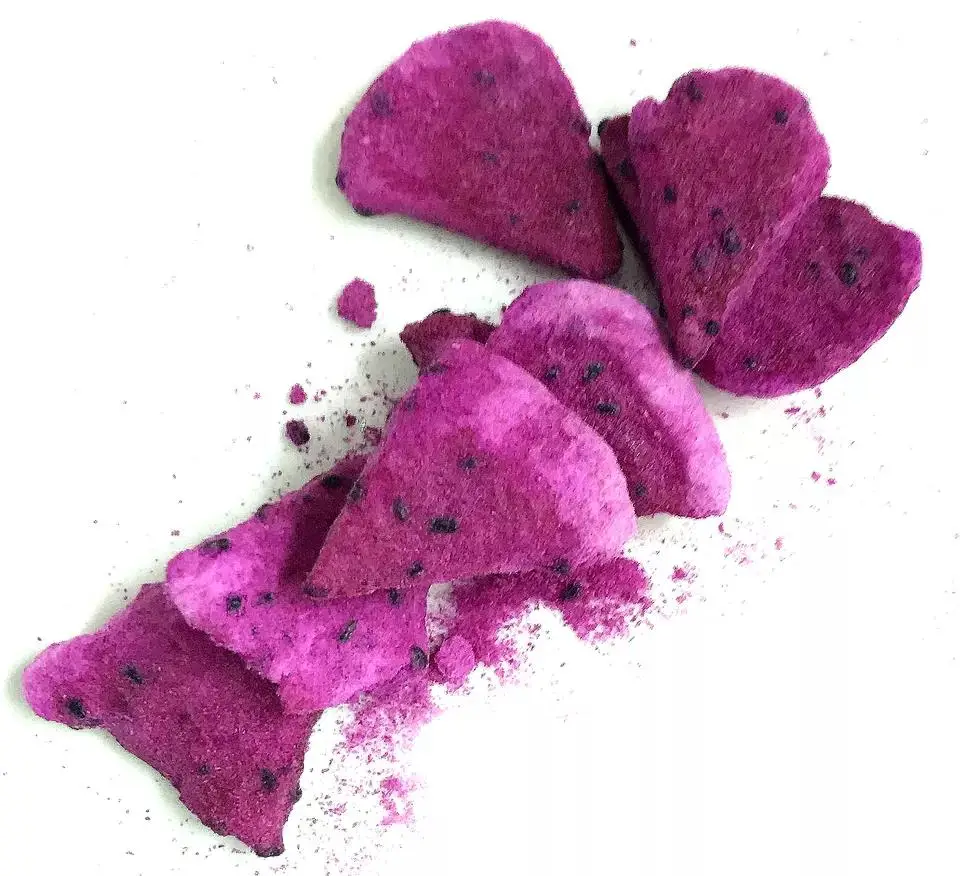 Wholesale Sliced Dried Fruit High Quality Export Market Best Price 2022 Freeze-dried Red Dragon Fruit Slices