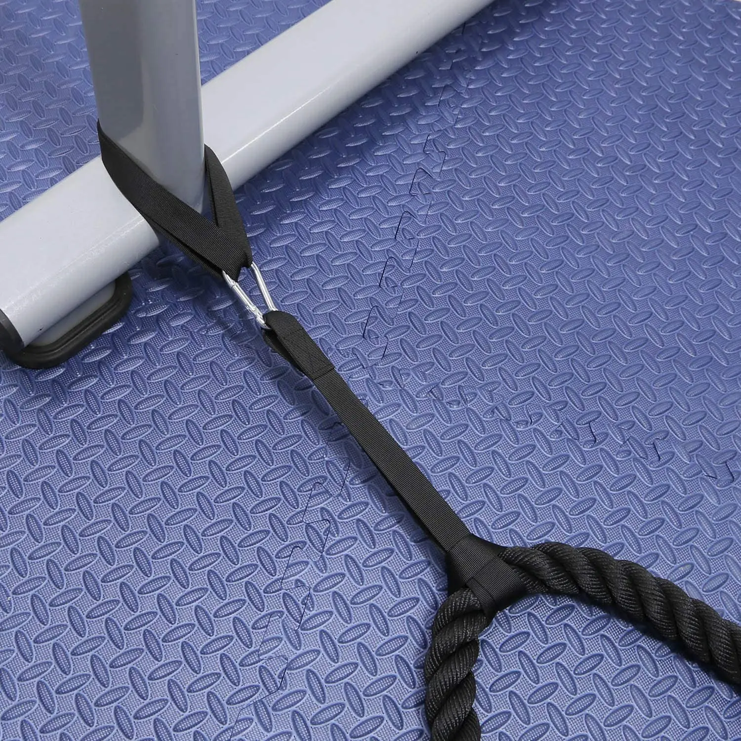 MOSC Battle Rope Anchor Kit with Nylon Straps & Carabiner Clip