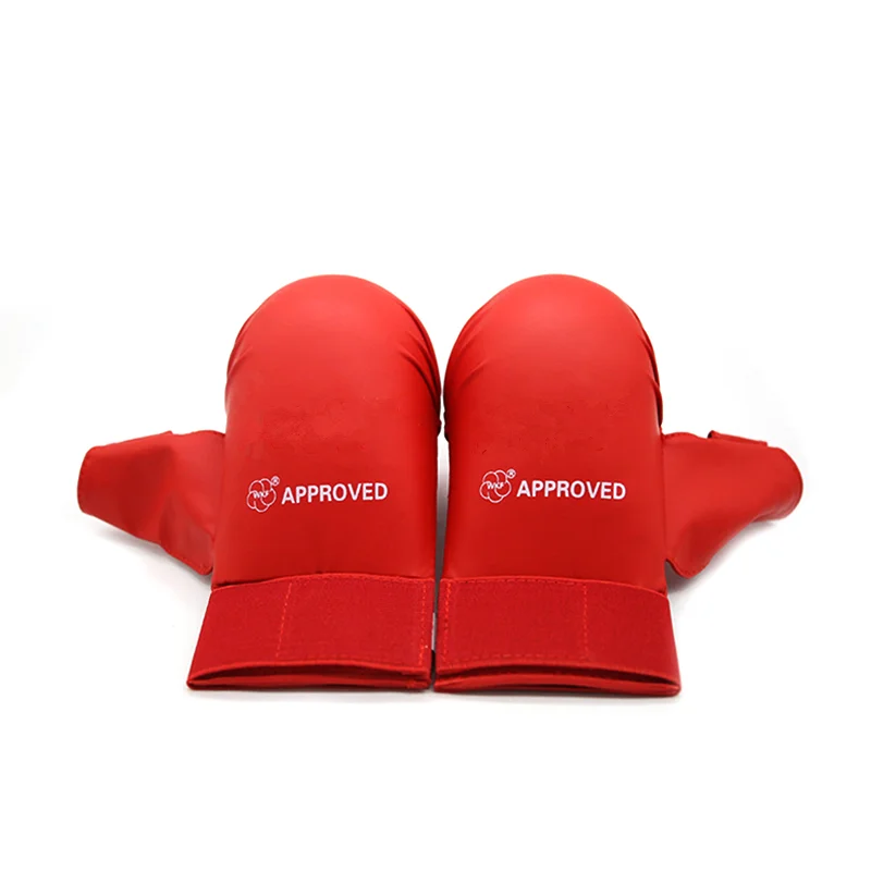 High Quality WKF karate glove wkf pu leather karate glove competition