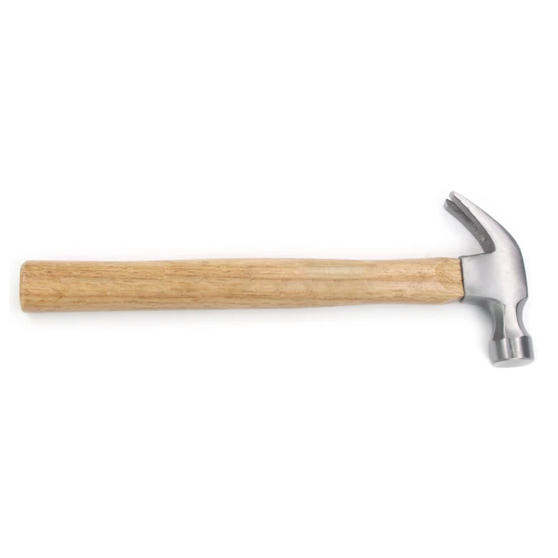 2022 Hot Sale High Quality Chrome Vanadium Claw Hammer with Wood Handle