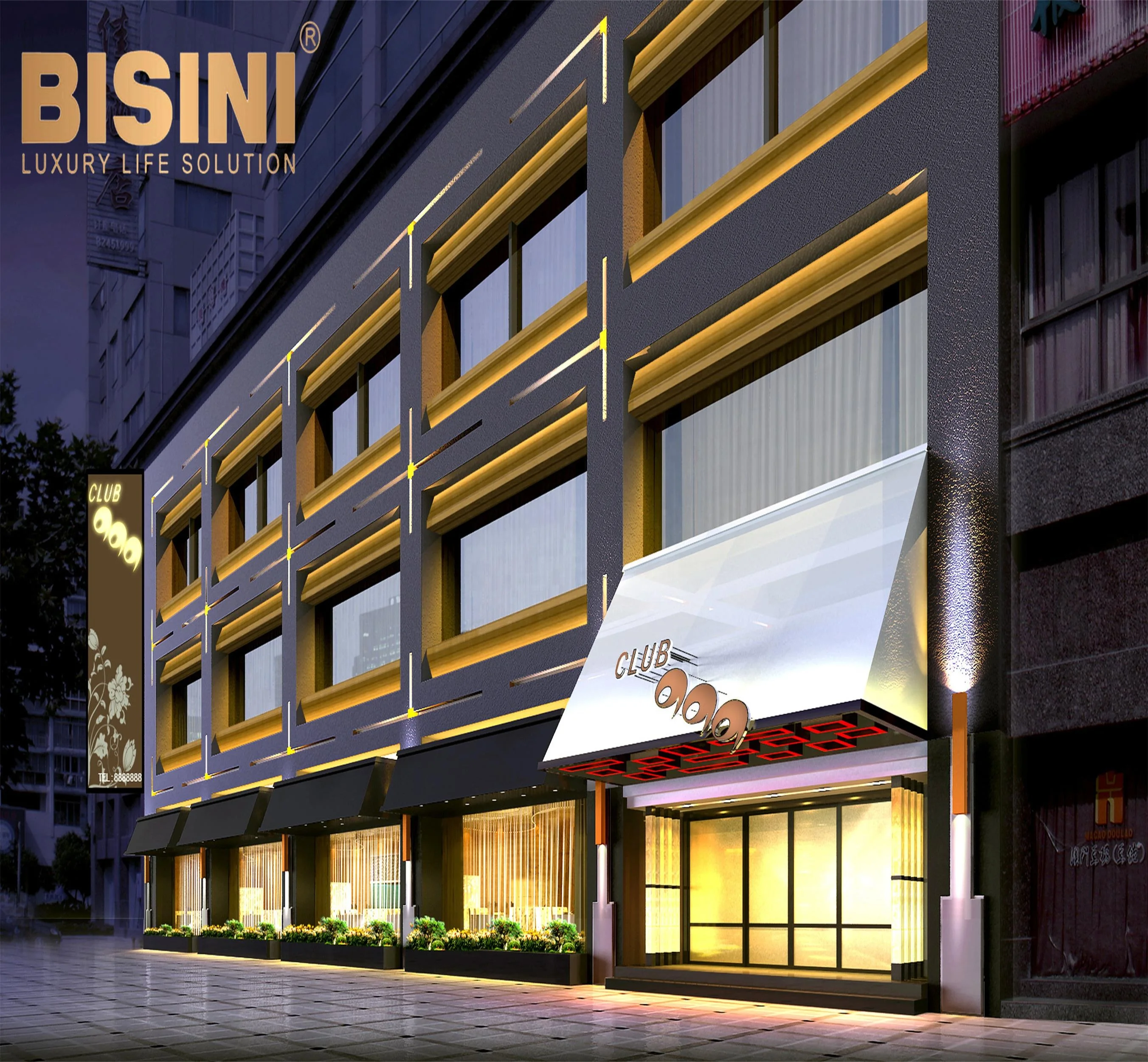 Exterior Design Service 3D Rendering Layout CAD Project For Hotel And Villa