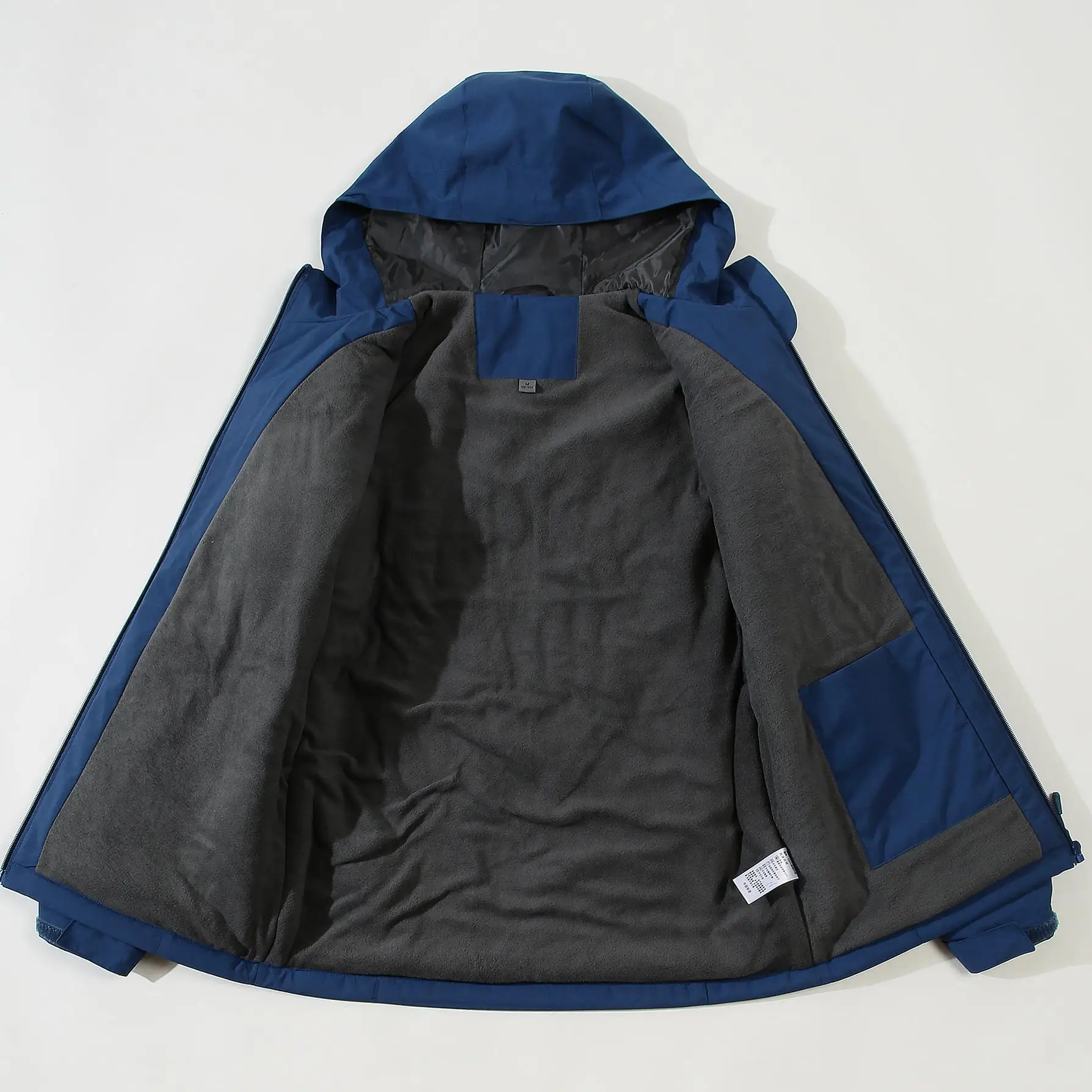 custom logo print casual polar fleece polyester cotton spring autumn sport hiking jacket outdoor for men and women