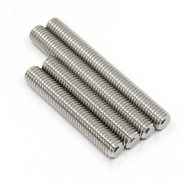 High Quality Wholesale Carbon Steel Double End Stud Bolts M8 M10 M12 M14 Metric Stainless Steel Threaded Rod
