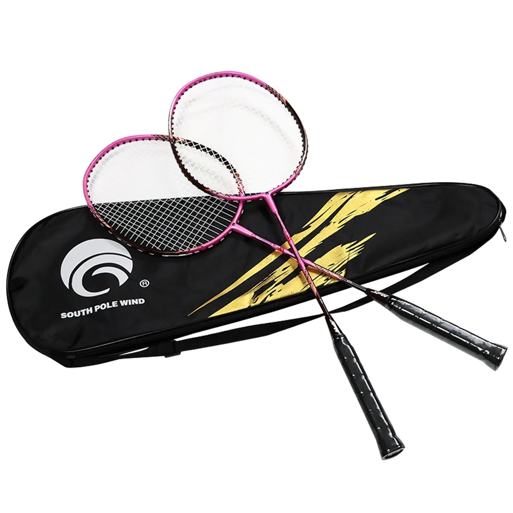 Badminton Racket Hot Sale High Quality Match Squash Carbon Fiber Fabric Shaft Weight Material Origin Grip Zhejiang Place Model