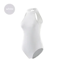 Новинка 2022, Женская сетчатая танцевальная одежда с воротником-стойкой, одежда для тренировок в балете, Одежда для танцев и искусства, одежда для гимнастики