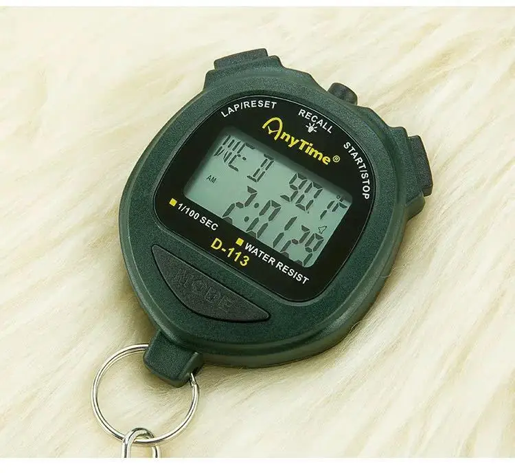 Top Grade Led Sports Timer Gym Stopwatch Training Frame Character Time Rohs Remote Material Origin Type Rest Certificate