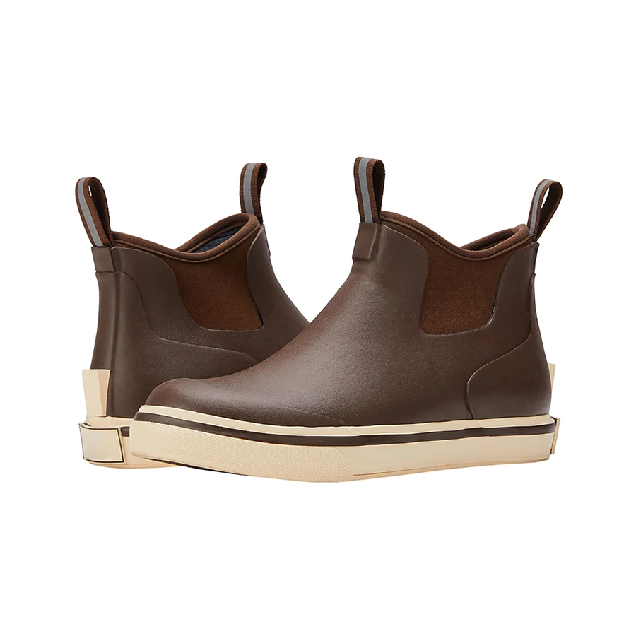 Customized Deck Shoes Mens Boys Summer Winter Marine Sailing Waterproof Deck Rubber Boots