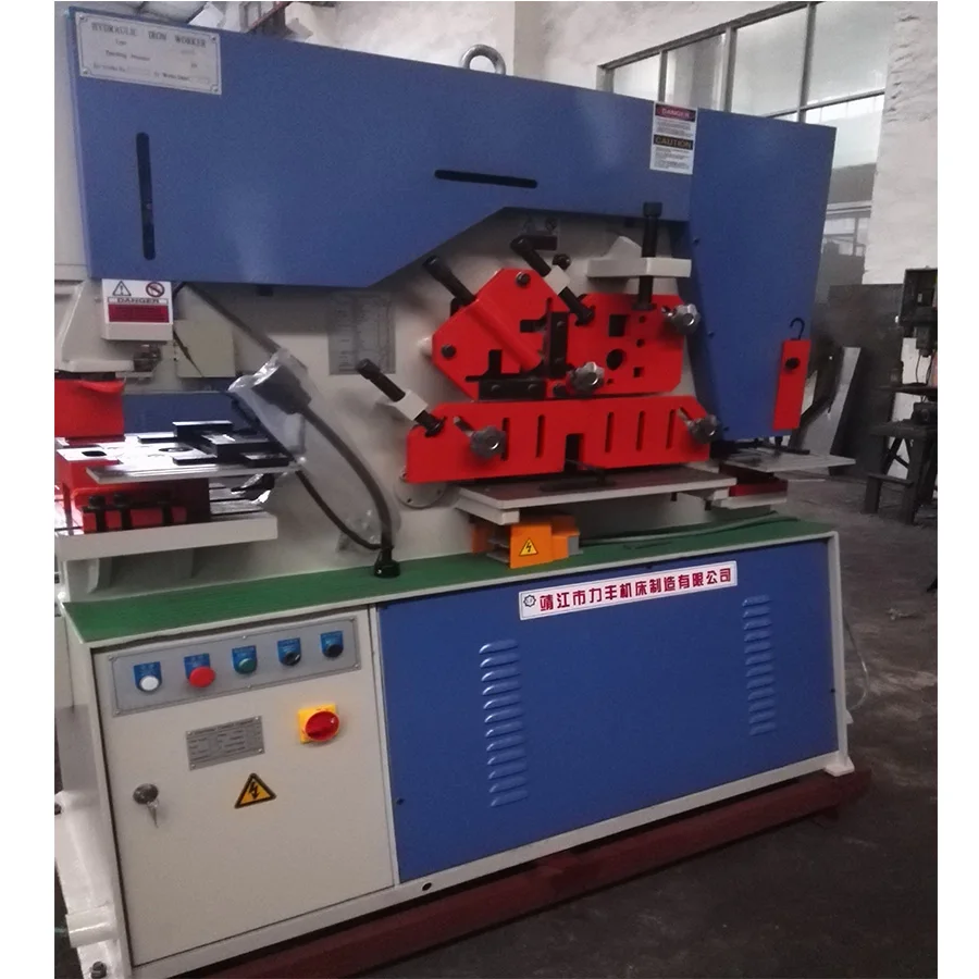  Economic Universal Hydraulic Ironworker China Manufacturers Price Safety Shearing Punching Bending And Notching