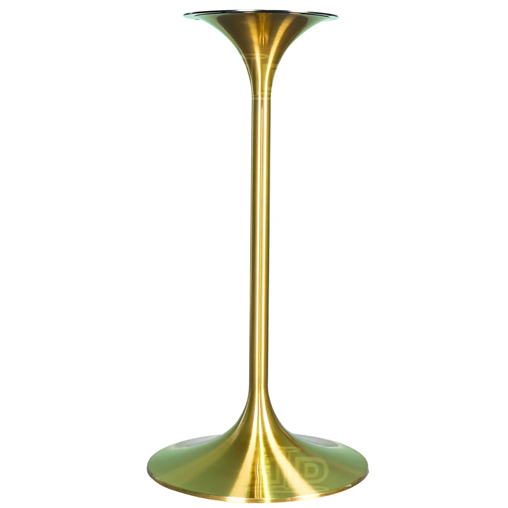 Factory direct sale rose gold chrome dining tulip table legs