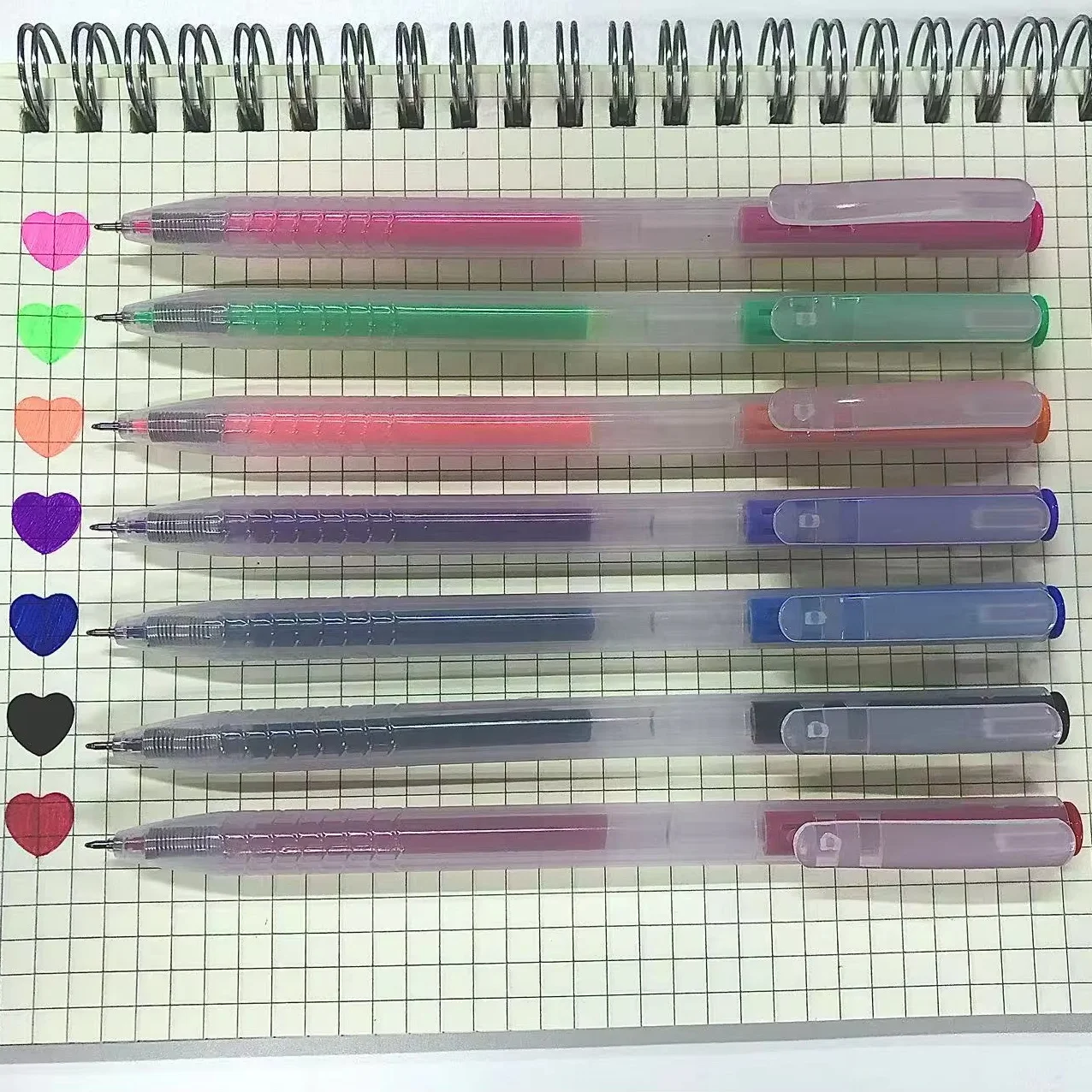 Zhixin Sugar K-31 Multicolor Gel Pens,  Assorted Pens,0.5mm gel pens, Lovein Office School Supplies  Ink Pens