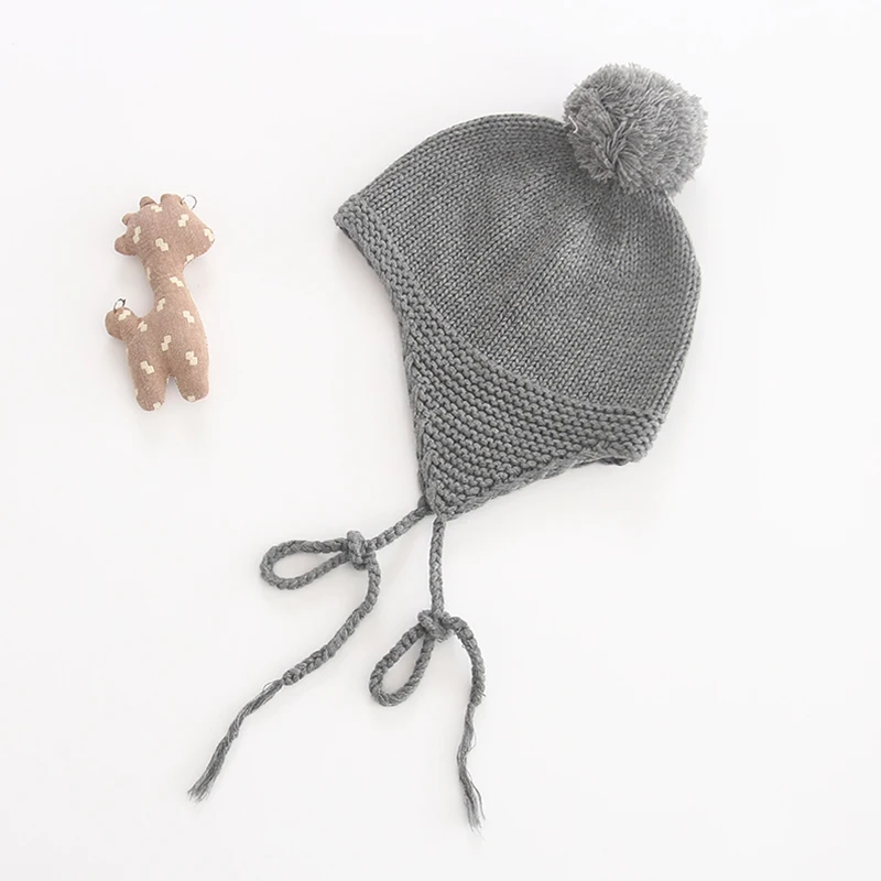 Wholesale knitted organic baby cotton hat cool newborn