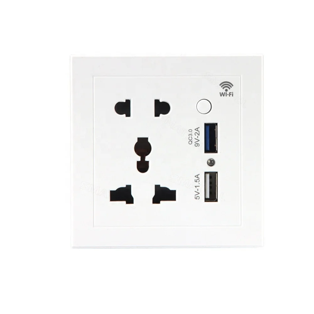 Tuya Bluetooth Великобритании ЕС французский 86 ПК Стекло Smart Wifi разъем USB Alex Google Home контроль прикосновения сроки розетки беспроводной доступ в Интернет