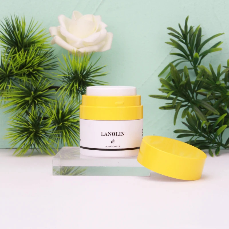 Cosmetic Airless Plastic Jar with 50ml and Plastic Set With Customer Design for Plastic Airless Lotion Bottle Double-wall