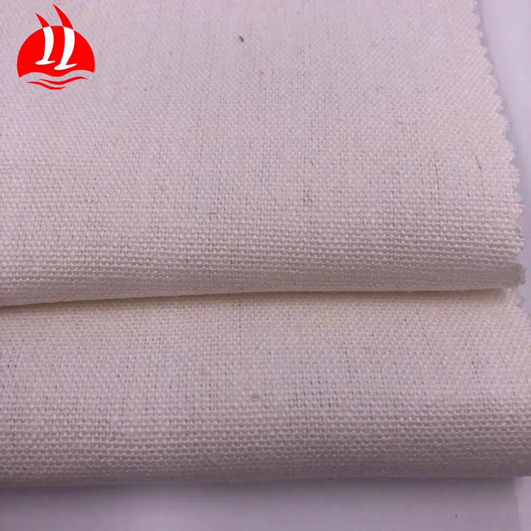 
Wholesale woven natural hemp stretch twill organic cotton twill fabric for pant clothing 