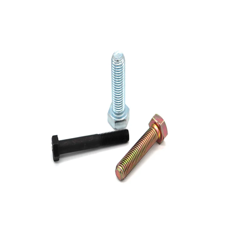 
black hex bolt with nut and washer hexagon head m28 hex bolt din933 hex head bolt m6 