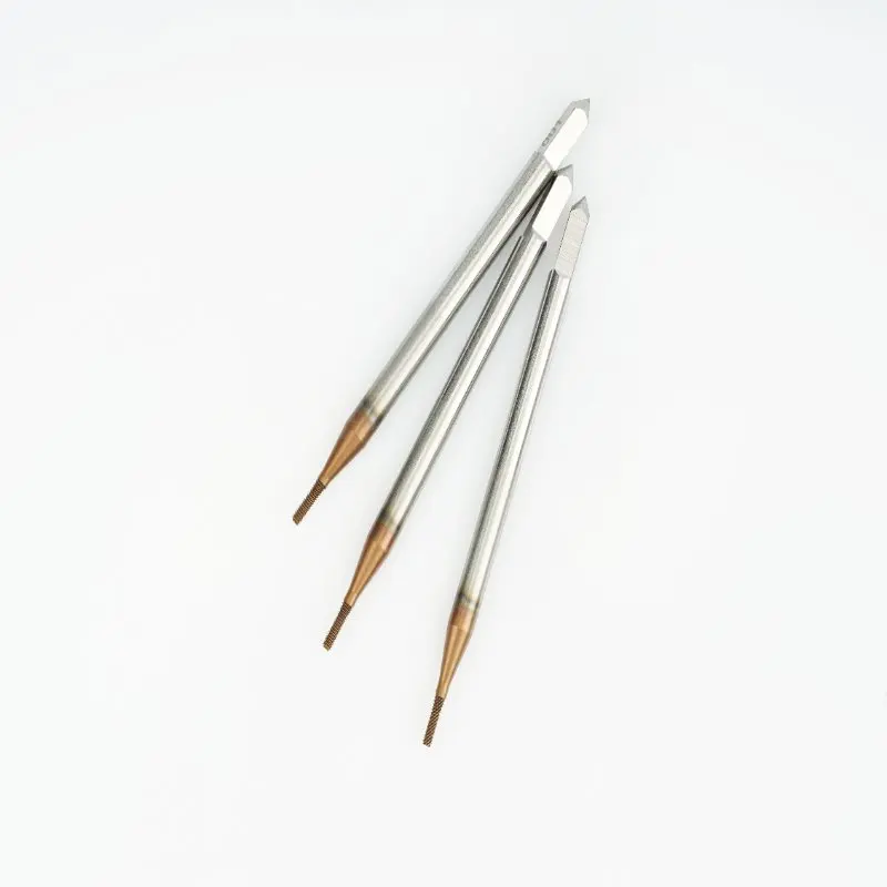 Classic HSS Flute Taps Through-Hole Machine Tap With Stable Quality TIN Coating For Machining Occasions