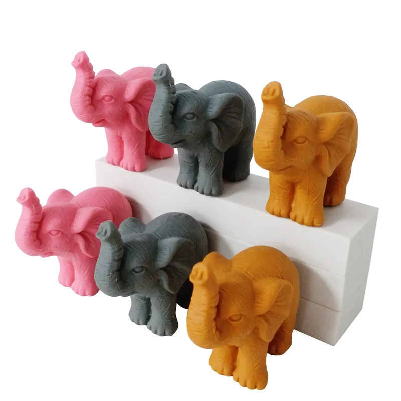 3D Wholesale Animal Shaped Eraser Fancy Toys Eraser